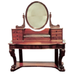 Vanity Red Mahogany 1875